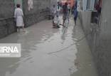 جاری شدن سیل در استان های جنوبی کشور,سیل شهرستان کنارک