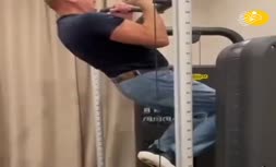 فیلم/ خبرساز شدن بارفیکس رفتن 'الهام علی اف' رئیس جمهور آذربایجان