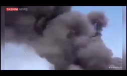 فیلم | انفجار در امارات بر اثر حمله موشکی حوثی ها