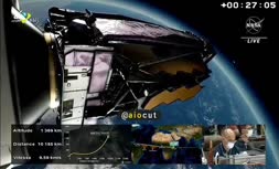 فیلم/ لحظه جدا شدن تلسکوپ فضایی جیمز وب از موشک آریان 5 و خوشحالی کارکنان ناسا