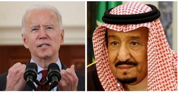 «جو بایدن» رییس‌جمهور آمریکا, گفت‌و‌گوی تلفنی بایدن و شاه عربستان