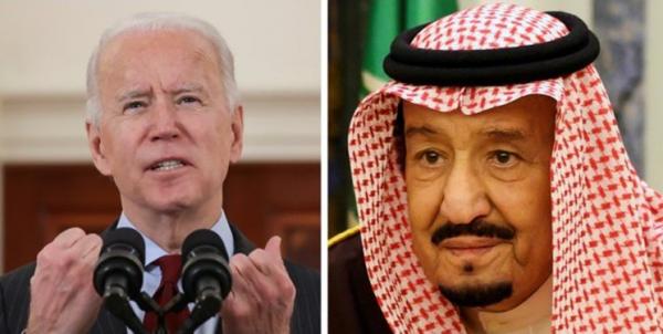 جو بایدن,تماس تلفنی بایدن و پادشاه عربستان درباره ایران و یمن