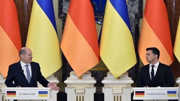 دیدار صدراعظم آلمان و رئیس جمهور اوکراین,جنگ روسیه و اوکراین