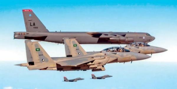 پرواز مشترک جنگنده‌های عربستان با آمریکا,رزمایش آمریکا و عربستان