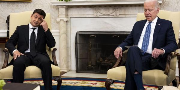 جو بایدن و ولودیمر زلنسکی,تماس تلفنی رئیس جمهور اوکراین و آمریکا