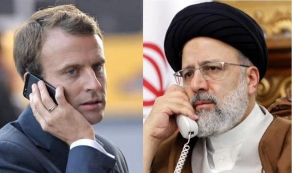 مکرون و رئیسی,گفتگوی تلفنی رئیس جمهور ایران و فرانسه