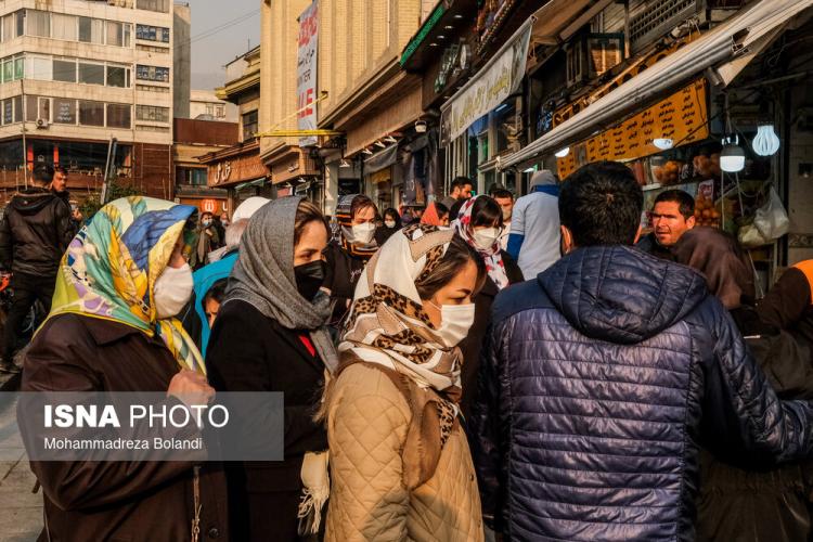 تصاویر پیک ششم کرونا در تهران,تصاویری از مردم تهران در پیک ششم کرونا,تصاویر عدم رعایت بهداشت در تهران