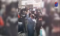 فیلم/ تجمع کارگران ساختمانی مقابل مجلس