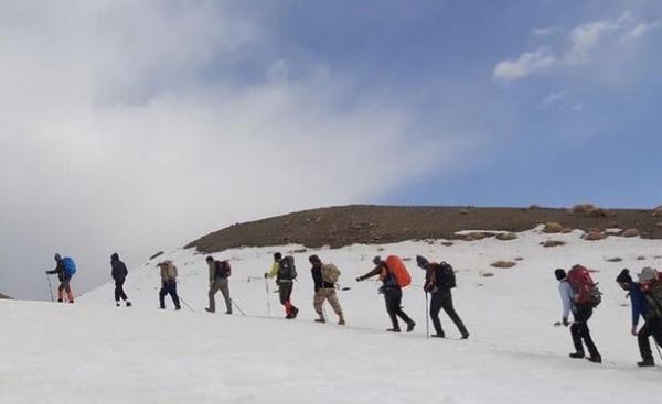 گمشدن کوهنوردان بجنورید, کوهنوردان بجنوردی مبنی بر منحرف شدن از مسیر به دلیل برف و کولاک