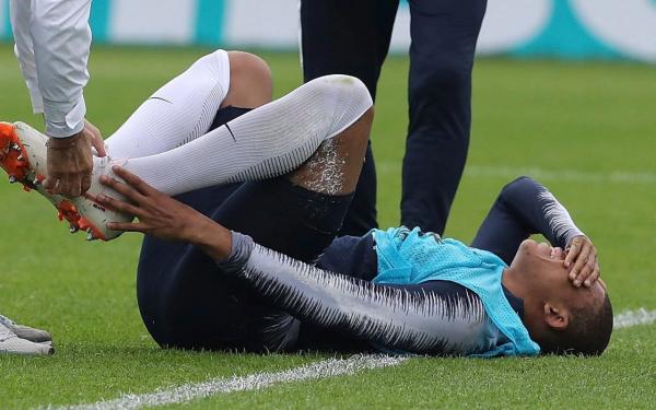 کیلیان امباپه کیلیان امباپه,مصدومیت کیلیان امباپه