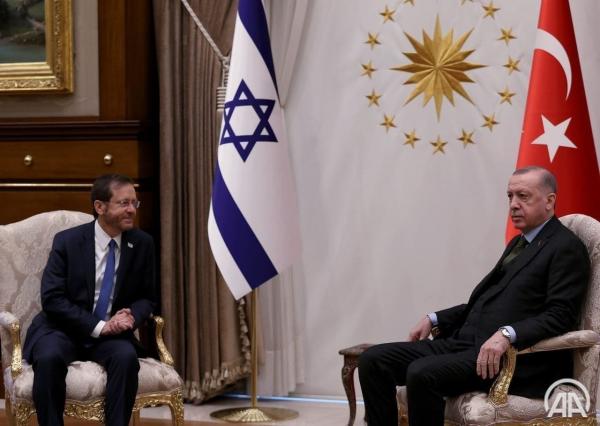 دیدار رئیس جمهور اسرائیل با اردوغان در آنکارا,رئیسج مهور اسرائیل در ترکیه