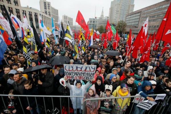 تظاهرات ضد جنگ در روسیه,تظاهرات در روسیه