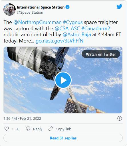 فضاپیمای باری ناسا,ایستگاه فضایی بین‌المللیISS