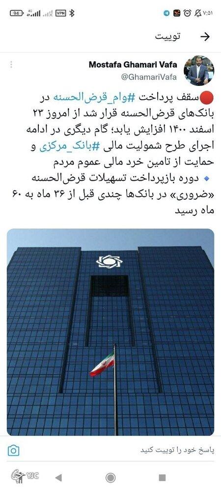 وام قرض الحسنه,بانک مرکزی