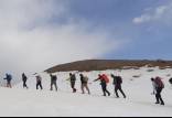 گمشدن کوهنوردان بجنورید, کوهنوردان بجنوردی مبنی بر منحرف شدن از مسیر به دلیل برف و کولاک