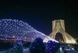 شهرداری تهران برای سال نو چراغانی کرد، وزارت نیرو برق معابر را قطع کرد! قطع برق در تهران,خاموشی تهران در آسانه سال نو