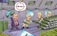 کاریکاتور در مورد حملات روسیه به اوکراین
