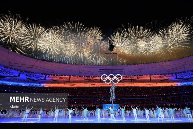 تصاویر مراسم اختتامیه بازی‌های المپیک زمستانی 2022 پکن,عکس های مراسم اختتامیه المپیک زمستانی پکن,تصاویری از اختتامیه بازی‌های المپیک زمستانی 2022