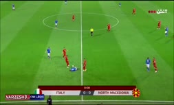 فیلم/ خلاصه دیدار ایتالیا 0-1 مقدونیه؛ حذف باورنکردنی آتزوری از جام جهانی قطر