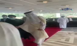 فیلم | استقبال امیر قطر از رئیسی در بدو ورود به اجلاس اوپک گازی و توئیت شیخ تمیم بن حمد آل ثانی 