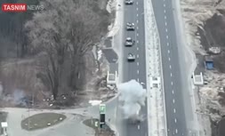 فیلم | کمین نیروهای اوکراینی برای کاروان زرهی روسیه