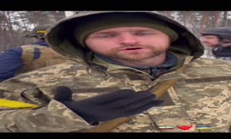 فیلم/ شعرخوانی جالب سرباز اوکراینی به زبان فارسی