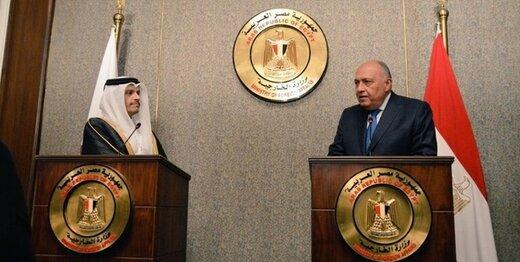 «سامح شکری»  وزیر امور خارجه مصر, نشست شش جانبه «نقب»