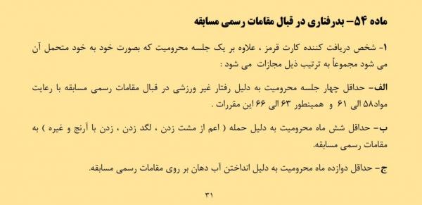 باشگاه پرسپولیس باشگاه پرسپولیس,اعتراض باشگاه پرسپولیس به حکم کمیته انضباطی فدراسیون فوتبال
