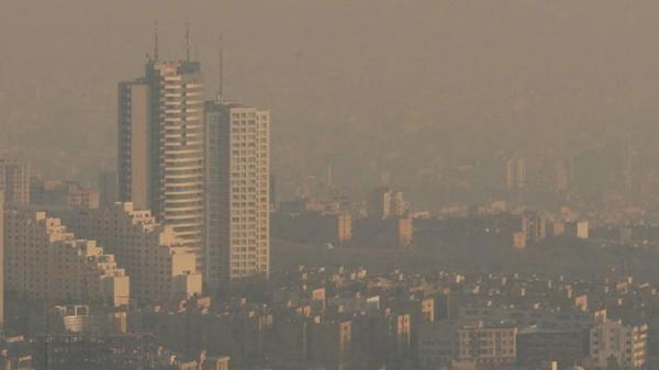 آلودگی هوای تهران,وضعیت هوای تهران در 19 فروردین 1401