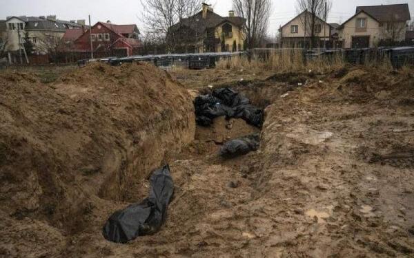 جنگ اوکراین,کشف اجساد در کی یف اوکراین
