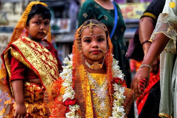 فستیوال کوماری پوجا و پرستش دختربچه‌ها,مراسم جشن سنتی کوماری پوجا
