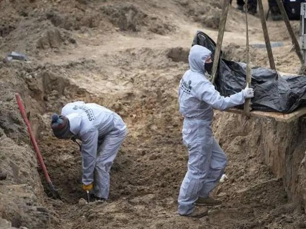 کشف ۹۰۰ جسد غیرنظامی در کی‌یف,جنگ اوکراین