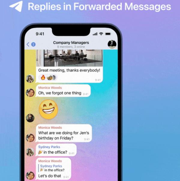 تلگرام,جدیدترین ویژگی های تلگرام