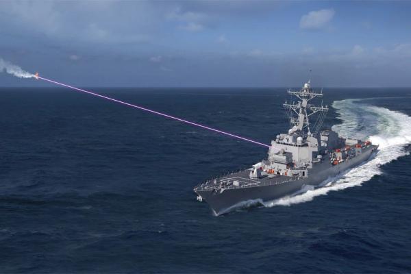 از کار انداختن پهپاد با لیزر تمام الکتریکی توسط آمریکا,نیروی دریایی آمریکا