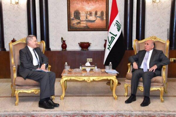 دیدار وزیر خارجه عراق و سفیر آمریکا درباره ایران,دیدار مقامات عراقی و آمریکایی