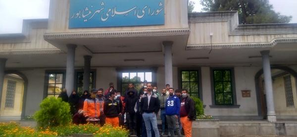 اعتراض کارگران تعدیل شده شهرداری منطقه دو نیشابو,تجمعات کارگری در 30 فروردین 1401