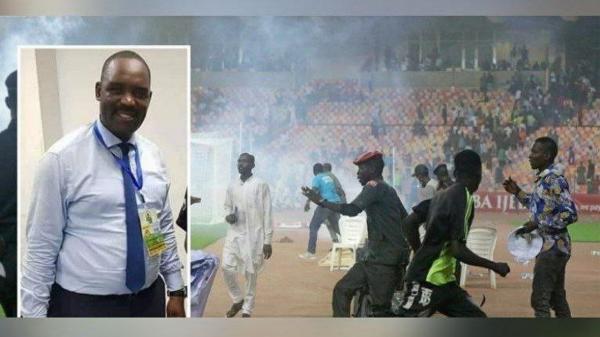 پزشک فیفا,مرگ پزشک فیفا در درگیری هواداران نیجریه و غنا