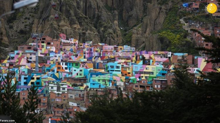 تصاویری از چولوما,عکس های چولوما در بولیوی,تصاویری از گرافیتی های زیبا در چولوما
