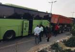 برخورد تریلی و اتوبوس در اصفهان,حوادث اصفهان