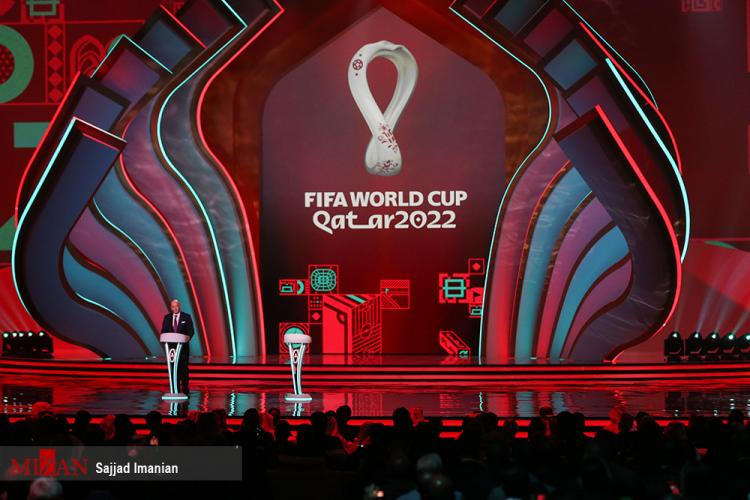 تصاویر مراسم قرعه کشی جام جهانی 2022 قطر,عکس مراسم قرعه کشی جام جهانی قطر,تصاویر قرعه کشی جام جهانی 2022 در قطر