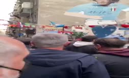 فیلم/ ادای احترام مورینیو به دیگو مارادونا در شهر ناپل