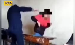 کتک زدن یک دانش آموز در گیلان/ مسئول استانی: اغتشاش کردند؛ معلم هم زد!