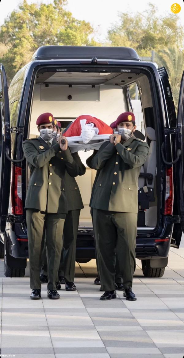تشییع و خاکسپاری رئیس امارات,مرگ حاکم امارات