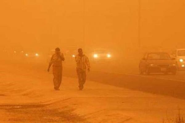 گرد و غبار موجود در عراق,ورود گرد و غبار به ایران