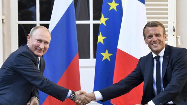 مکرون و پوتین,رئیس جمهور روسیه و فرانسه