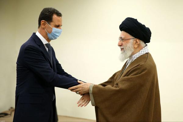 بشار اسد در تهران,دیدار بشار اسد با رهبرو ورئیسی در تهران