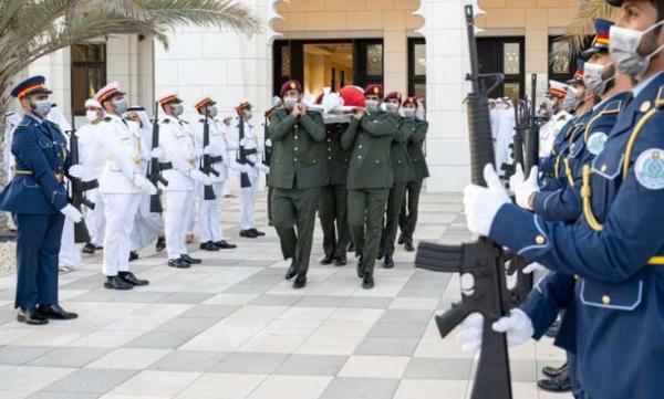 مراسم خاکسپاری رئیس امارات,فوت رئیس امارات