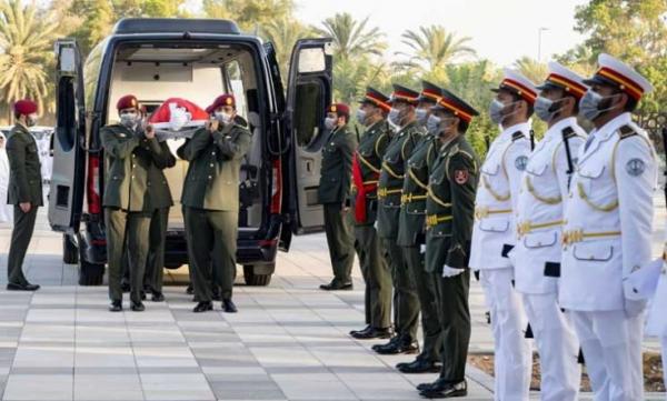 مراسم خاکسپاری رئیس امارات,فوت رئیس امارات