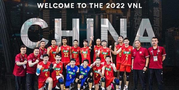 تیم ملی والیبال چین,چین جایگزین روسیه در لیگ ملت‌های والیبال 2022