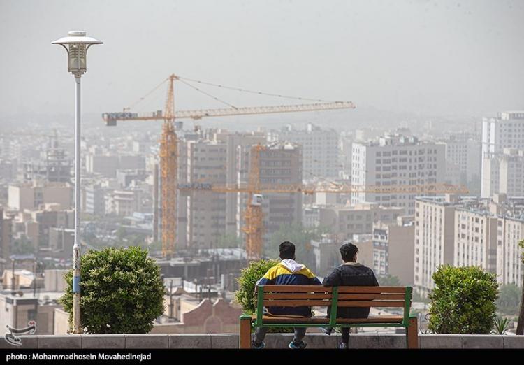 تصاویر آلودگی هوای تهران,عکس های آلودگی هوای تهران در اردیبهشت 1401,تصاویری از آلودگی هوای تهران در 27 اردیبهشت 1401